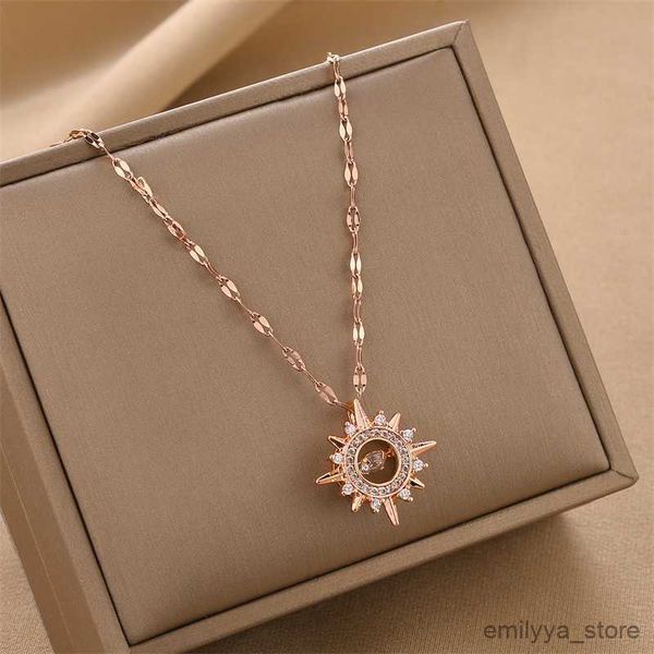 pendant necklaces smart sun pendant necklace for women stainless steel neck chains female trendy fashion jewelry, Silver
pendant necklaces smart sun pendant necklace for women stainless steel neck chains female trendy fashion jewelry, Silver