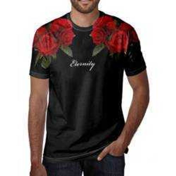 drop shipping custom floral print tshirt casual black t shirt for men rth, White;black
drop shipping custom floral print tshirt casual black t shirt for men rth, White;black