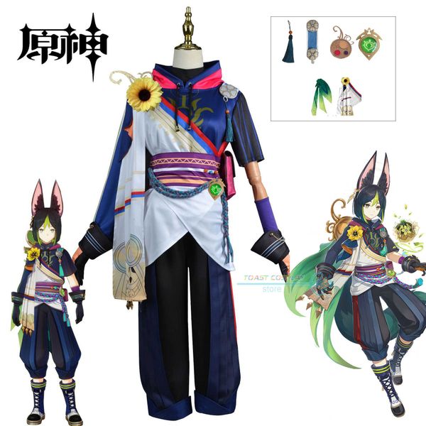 anime costumes game genshin impact tighnari cosplay come wig hair comes with ears accessories anime clothes gentle uniform z0602, Black
anime costumes game genshin impact tighnari cosplay come wig hair comes with ears accessories anime clothes gentle uniform z0602, Black