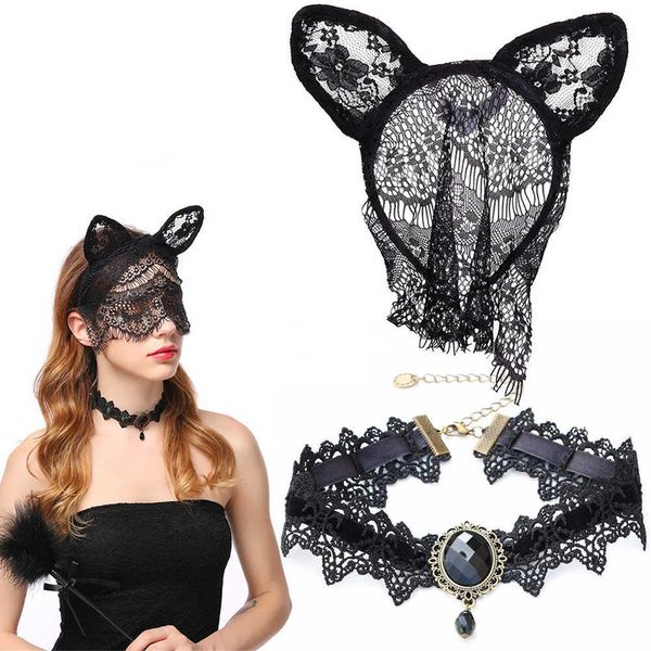 sleep masks anime lace hair hoop cat ear headband necklace set bunny girl cosplay party face mask props women nightclub eye mask j230602
sleep masks anime lace hair hoop cat ear headband necklace set bunny girl cosplay party face mask props women nightclub eye mask j230602