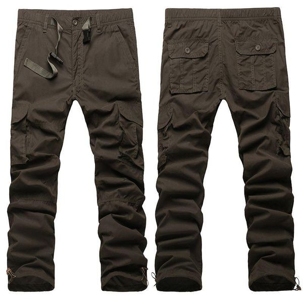 pants men's military cargo pants joggers multi pocket 100% cotton workout straight trousers joggers baggy overalls no belt, Black
pants men's military cargo pants joggers multi pocket 100% cotton workout straight trousers joggers baggy overalls no belt, Black