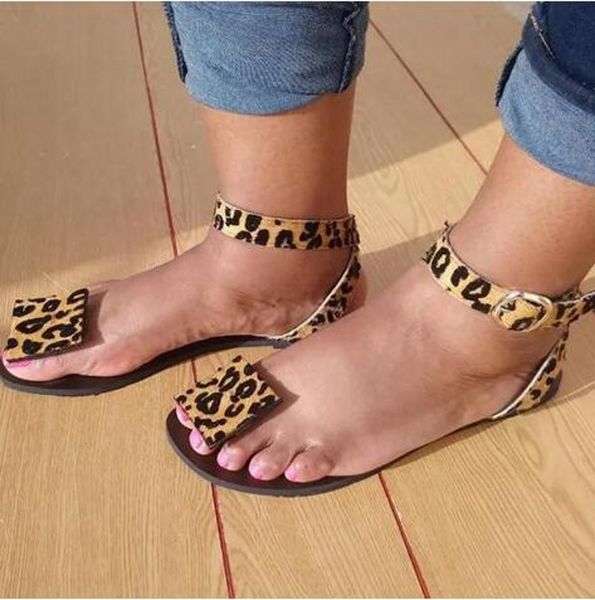 leopard summer beach leisure sandals women flip flops flat heel bandage leather gladiators, Black
leopard summer beach leisure sandals women flip flops flat heel bandage leather gladiators, Black