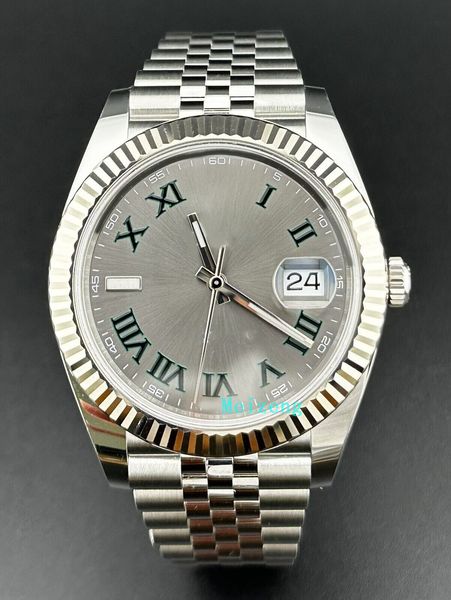 luxury wristwatch brand new men's automatic watches 41 men steel watch wimbledon dial fluted bezel jubilee 126334, Slivery;golden
luxury wristwatch brand new men's automatic watches 41 men steel watch wimbledon dial fluted bezel jubilee 126334, Slivery;golden