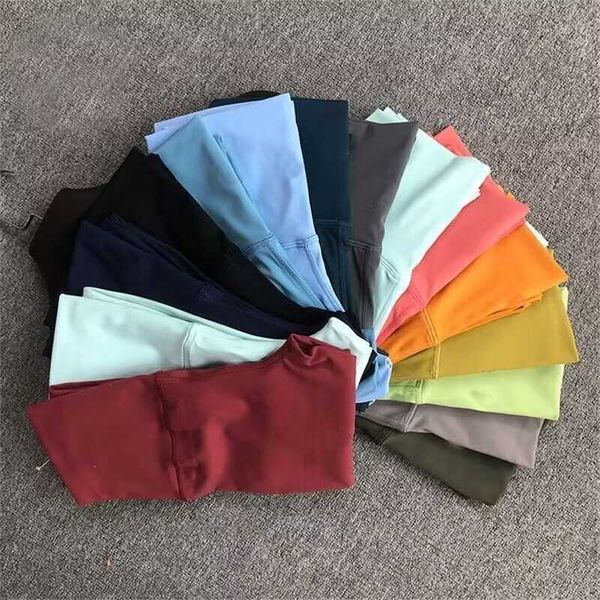 women naked material yoga pants lulu solid color sports gym wear leggings high waist elastic fitness lady overall tights workout underwear, White;red
women naked material yoga pants lulu solid color sports gym wear leggings high waist elastic fitness lady overall tights workout underwear, White;red