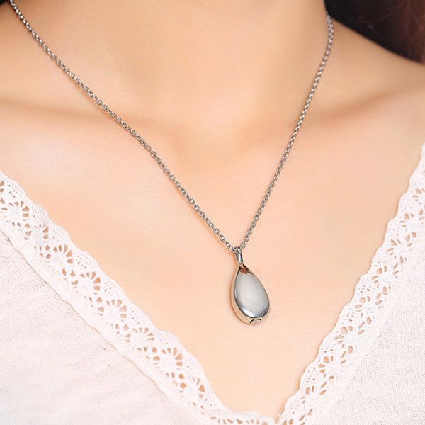 women's pendnat necklace personalized and trendy stainless steel water drop pendant necklace openable for pet urns jewelry gift yw49pn-, Golden;silver
women's pendnat necklace personalized and trendy stainless steel water drop pendant necklace openable for pet urns jewelry gift yw49pn-, Golden;silver