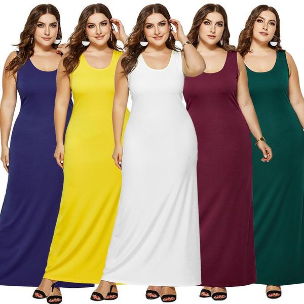 dresses large size 5xlsummer women tank dress casual o neck sleeveless slim long robe loose solid beach ladies party aline dresses, Black;gray
dresses large size 5xlsummer women tank dress casual o neck sleeveless slim long robe loose solid beach ladies party aline dresses, Black;gray
