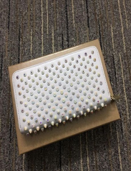 long style panelled spiked clutch bag women and men wallets patent leather mixed color rivets bag clutches lady bags purses with s1511391, Red;black
long style panelled spiked clutch bag women and men wallets patent leather mixed color rivets bag clutches lady bags purses with s1511391, Red;black