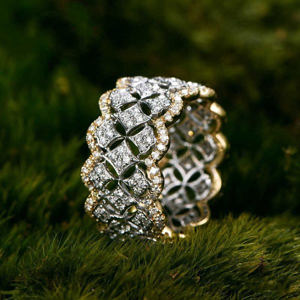 solitaire ring huitan luxury two tone cubic zirconia rings for women hollow out wide rings wedding party newly design modern fashion jewelry, Golden;silver
solitaire ring huitan luxury two tone cubic zirconia rings for women hollow out wide rings wedding party newly design modern fashion jewelry, Golden;silver