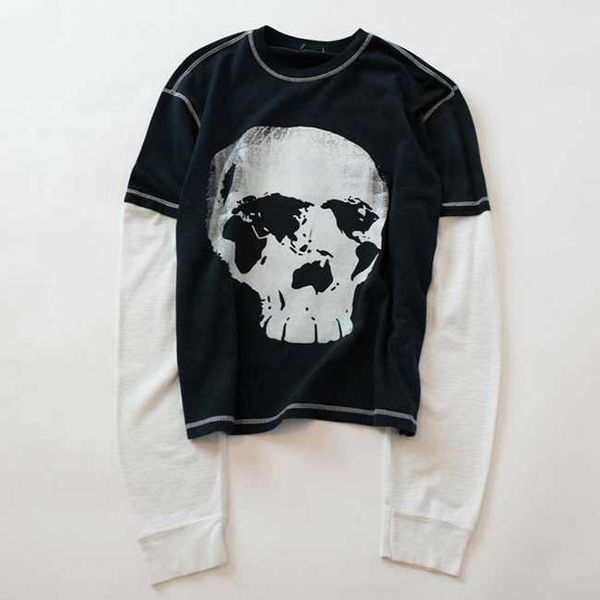 long ruyi custom sleeve tshirt skull printed men's longsleeve tshirts ji, White;black
long ruyi custom sleeve tshirt skull printed men's longsleeve tshirts ji, White;black