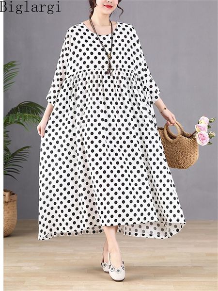 dresses oversized new summer women polka dot print dress korea casual loose cotton linen dress ladies pullover big size long dresses, Black;gray
dresses oversized new summer women polka dot print dress korea casual loose cotton linen dress ladies pullover big size long dresses, Black;gray