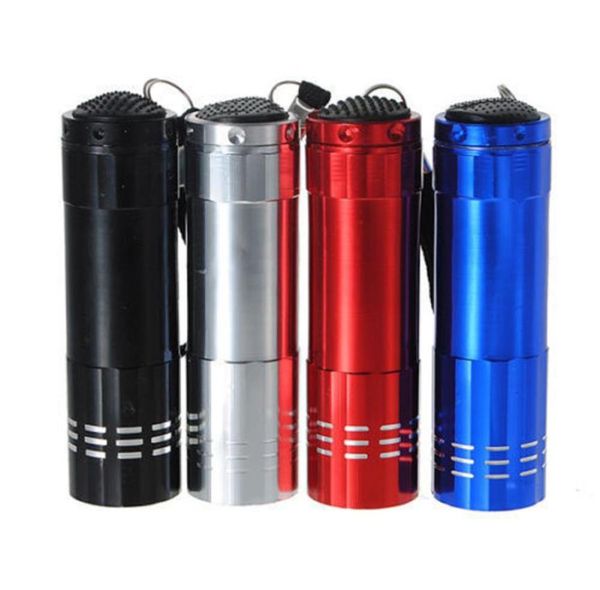 colorful mini aluminum uv ultra violet 9 led flashlight blacklight torch light lamp keychains dhl 9040634, Silver
colorful mini aluminum uv ultra violet 9 led flashlight blacklight torch light lamp keychains dhl 9040634, Silver