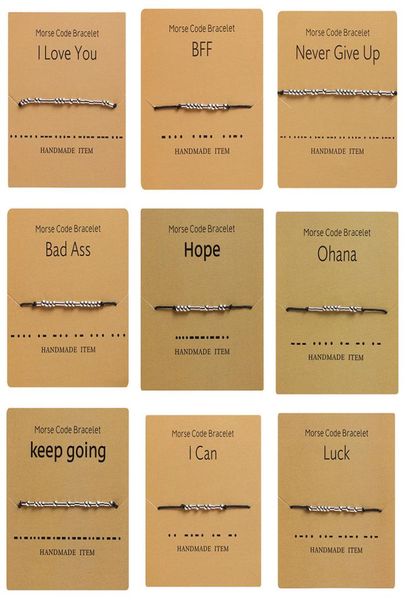 handmade morse code bracelet beads adjustable black string charm bracelets with i love you lettering cardboard creative jewelry fo4313400, Golden;silver
handmade morse code bracelet beads adjustable black string charm bracelets with i love you lettering cardboard creative jewelry fo4313400, Golden;silver