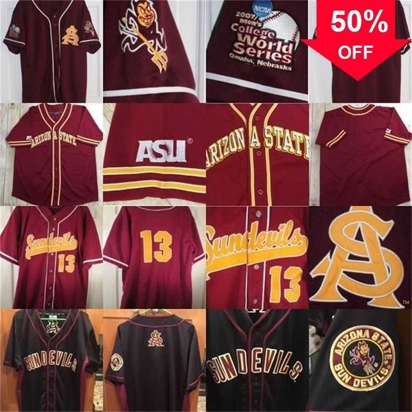 xflsp glamit arizona state sun devils 2007 college world series baseball jersey custom any name any number mens youth womens s-5xl, Black
xflsp glamit arizona state sun devils 2007 college world series baseball jersey custom any name any number mens youth womens s-5xl, Black