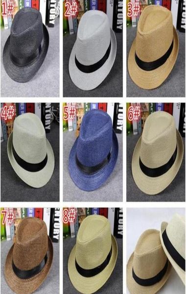 fashion men women straw hats soft fedora panama hats outdoor stingy brim caps 8 colors choose3382645, Blue;gray
fashion men women straw hats soft fedora panama hats outdoor stingy brim caps 8 colors choose3382645, Blue;gray