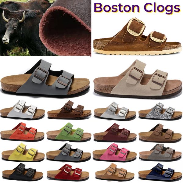 sandals boston clog oiled leather bag head pull cork suede designer slides autumn winter loafers shoes classic tan brown black mens womens t
sandals boston clog oiled leather bag head pull cork suede designer slides autumn winter loafers shoes classic tan brown black mens womens t
