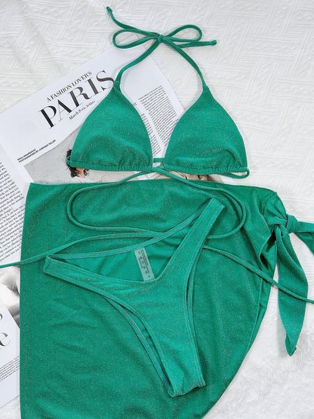 panties bathing suit thong swimsuit biquini 3 pieces mesh skirt swimsuit women shiny solid green push up bandage cross bikini 2022, Red;black
panties bathing suit thong swimsuit biquini 3 pieces mesh skirt swimsuit women shiny solid green push up bandage cross bikini 2022, Red;black
