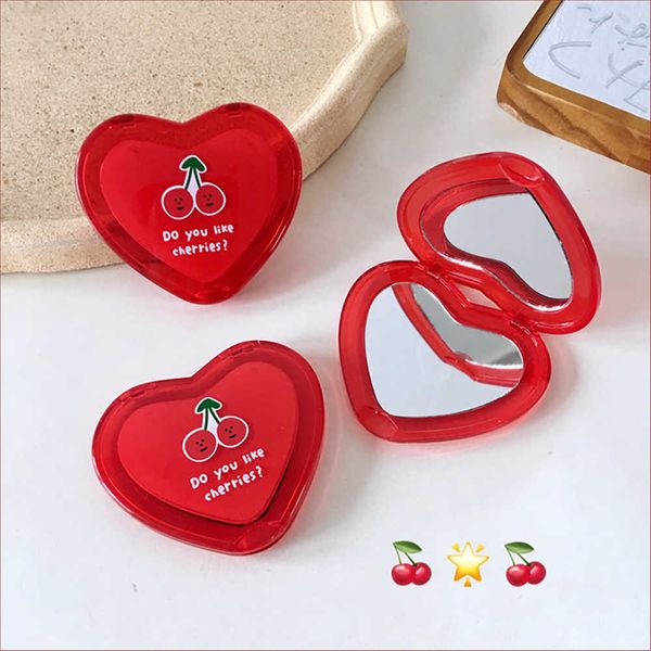 makeup tools new korean style ins cute cherry heart-shaped mini mirror handy makeup magnifying mirror double-sided folding portable mirror j
makeup tools new korean style ins cute cherry heart-shaped mini mirror handy makeup magnifying mirror double-sided folding portable mirror j