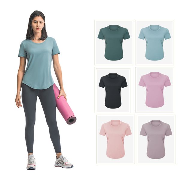 lu new yoga suit short sleeve t-shirt women's fashion casual round neck running fitness suit loose fit women sports suit lightweight ou
lu new yoga suit short sleeve t-shirt women's fashion casual round neck running fitness suit loose fit women sports suit lightweight ou
