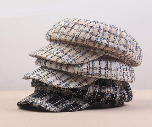 women vintage tweed plaid beret hat fashion elegant ladies girls autumn winter cotton octagonal hat sunscreen painter hat1425715, Blue;gray
women vintage tweed plaid beret hat fashion elegant ladies girls autumn winter cotton octagonal hat sunscreen painter hat1425715, Blue;gray