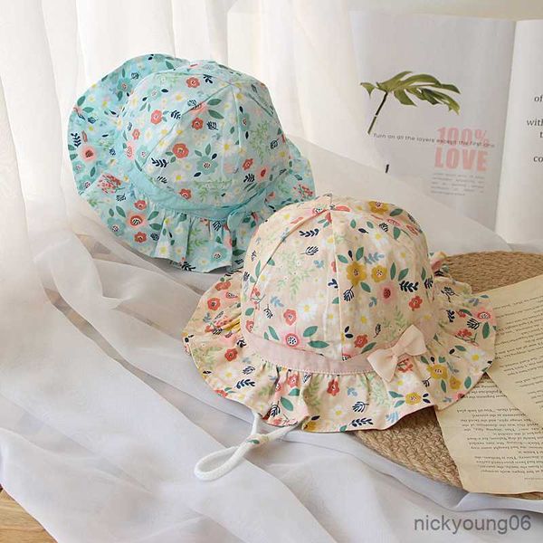 hair accessories spring summer baby bucket hat floral printed for kids sun soft cotton bows children girls beach cap 1-4y, Slivery;white
hair accessories spring summer baby bucket hat floral printed for kids sun soft cotton bows children girls beach cap 1-4y, Slivery;white