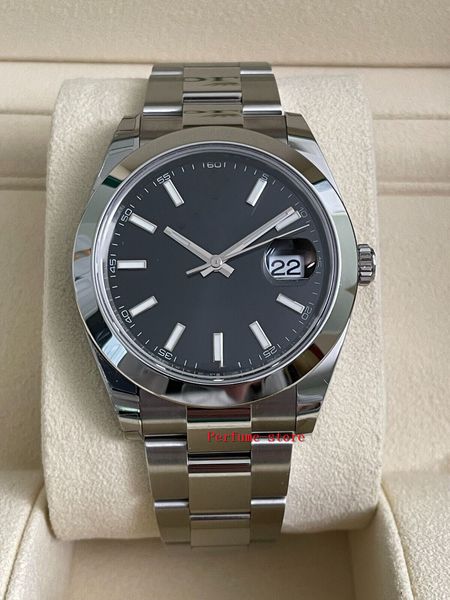 datejust 41mm dj41 black steel oyster 126300 complete set fashion brand automatic waterproof sapphire men's watch, Slivery;brown
datejust 41mm dj41 black steel oyster 126300 complete set fashion brand automatic waterproof sapphire men's watch, Slivery;brown