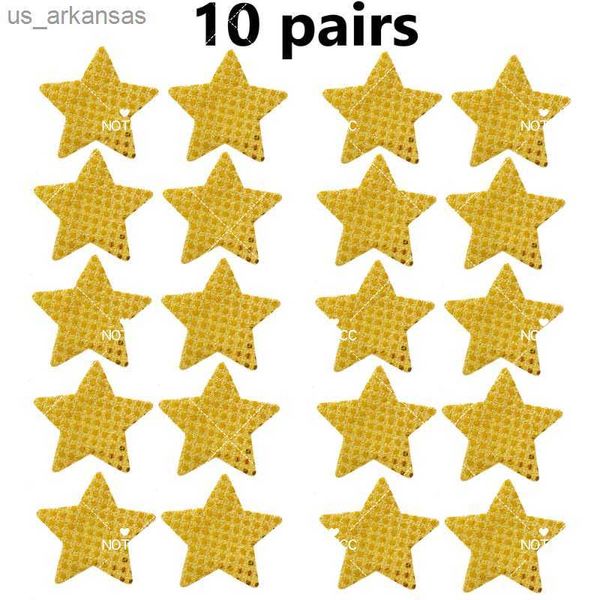 notcc 10 pairs sequins stars shape nipple covers women's disposable breast pasties good quality wholesale l230523
notcc 10 pairs sequins stars shape nipple covers women's disposable breast pasties good quality wholesale l230523