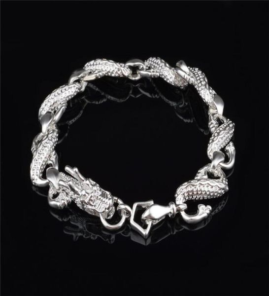factory 925 sterling silver bracelet plated little white dragon cute design fashion jewelry for men 6515629, Black
factory 925 sterling silver bracelet plated little white dragon cute design fashion jewelry for men 6515629, Black
