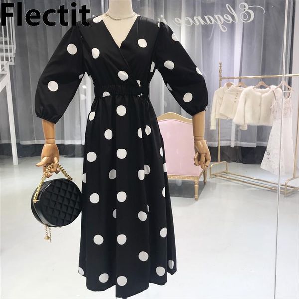 dresses flectit womens retro polka dot wrap dress with tie waist side pocket high waist vneck summer vacation dress, Black;gray
dresses flectit womens retro polka dot wrap dress with tie waist side pocket high waist vneck summer vacation dress, Black;gray
