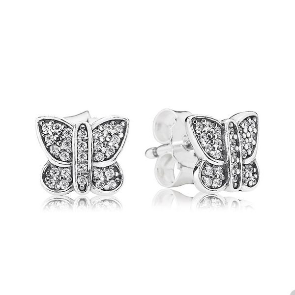 sparkling butterfly stud earrings for pandora 925 sterling silver wedding party jewelry designer earring for women girls crystal diamond ear, Golden;silver
sparkling butterfly stud earrings for pandora 925 sterling silver wedding party jewelry designer earring for women girls crystal diamond ear, Golden;silver