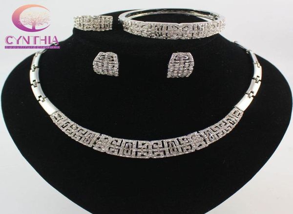 fashion 18k white gold plated bridal jewelry sets for women trendy rhinestone necklace bangle earrings ring africa jewelry set jew5169954, Black
fashion 18k white gold plated bridal jewelry sets for women trendy rhinestone necklace bangle earrings ring africa jewelry set jew5169954, Black