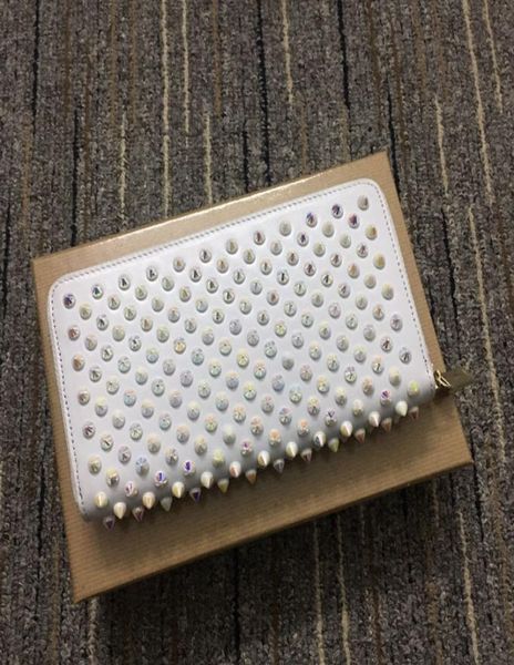 long style panelled spiked clutch bag women and men wallets patent leather mixed color rivets bag clutches lady bags purses with s1207468, Red;black
long style panelled spiked clutch bag women and men wallets patent leather mixed color rivets bag clutches lady bags purses with s1207468, Red;black