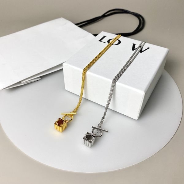 vintage anagram silk-wrapped stereo loews pendant necklace 18k gold brand sweater necklaces glamour women's wedding party jewelry acces, Silver
vintage anagram silk-wrapped stereo loews pendant necklace 18k gold brand sweater necklaces glamour women's wedding party jewelry acces, Silver