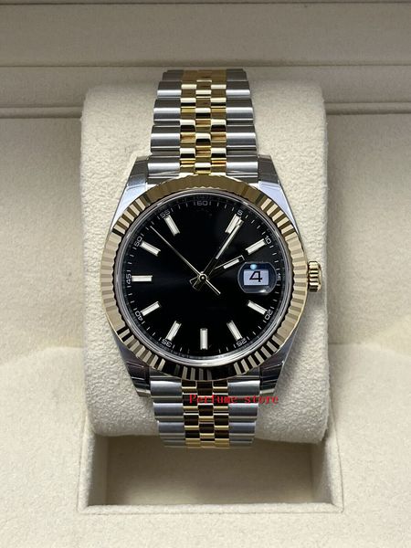 datejust 41mm 126333 jubilee bracelet black dial two tonefashion brand automatic waterproof sapphire men's watch, Slivery;brown
datejust 41mm 126333 jubilee bracelet black dial two tonefashion brand automatic waterproof sapphire men's watch, Slivery;brown