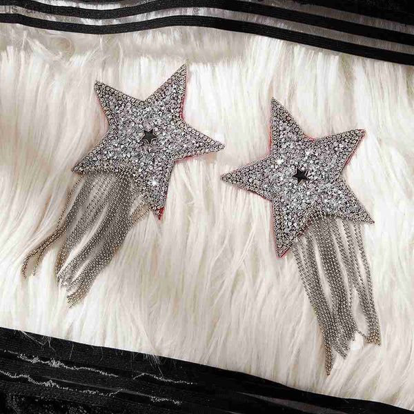 1pair tassel rhinestone star nipple stickers women bra nipple cover reusable wear silicone nipple pasties chest stickers l230523
1pair tassel rhinestone star nipple stickers women bra nipple cover reusable wear silicone nipple pasties chest stickers l230523