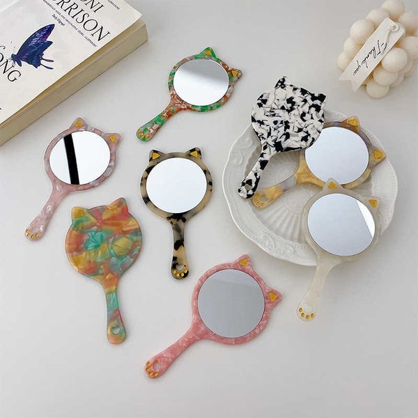 makeup tools korean fashion cat shape acetic acid geometric mirror portable handheld mirror daily makeup small mirror j230601
makeup tools korean fashion cat shape acetic acid geometric mirror portable handheld mirror daily makeup small mirror j230601