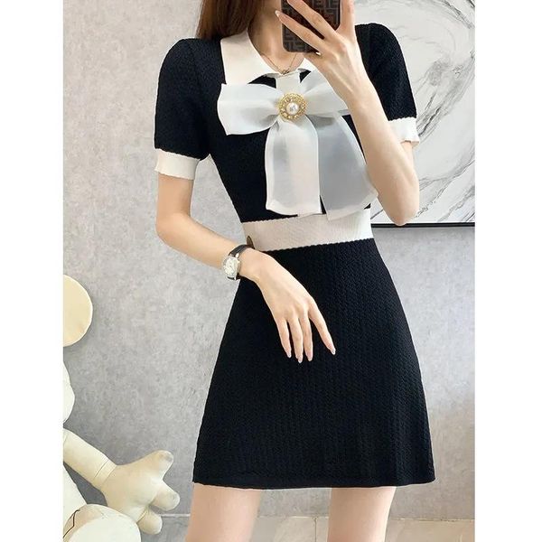 polos tsxt elegant women knitting 2022 street casual style women polo shirt dress short sleeve polo collar bow lady polo shirt dress, White
polos tsxt elegant women knitting 2022 street casual style women polo shirt dress short sleeve polo collar bow lady polo shirt dress, White
