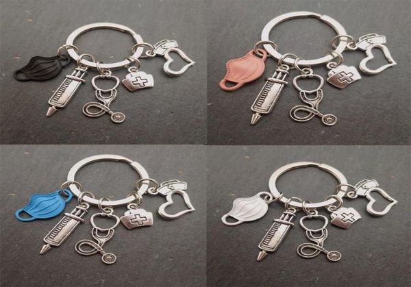 love nurse hat stethoscope syringe mask keychain alloy key chain women men accessories gift6780236, Silver
love nurse hat stethoscope syringe mask keychain alloy key chain women men accessories gift6780236, Silver