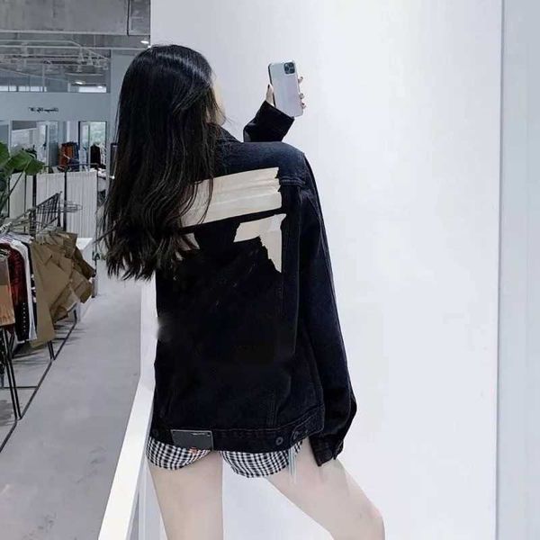 high version denim jacket designer jackets fashion cowhide gold-plated printed arrow denim coat men women loose cardigan coats, Black;brown
high version denim jacket designer jackets fashion cowhide gold-plated printed arrow denim coat men women loose cardigan coats, Black;brown