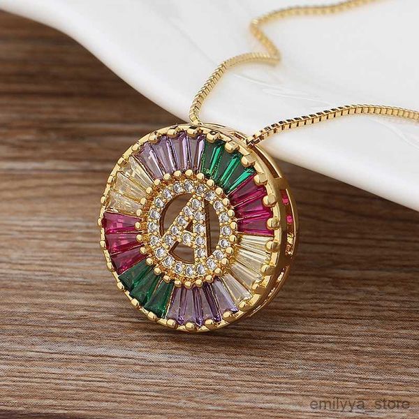 pendant necklaces new fashionable rainbow micro pave cubic letter pendant necklaces for women family jewelry gift, Silver
pendant necklaces new fashionable rainbow micro pave cubic letter pendant necklaces for women family jewelry gift, Silver