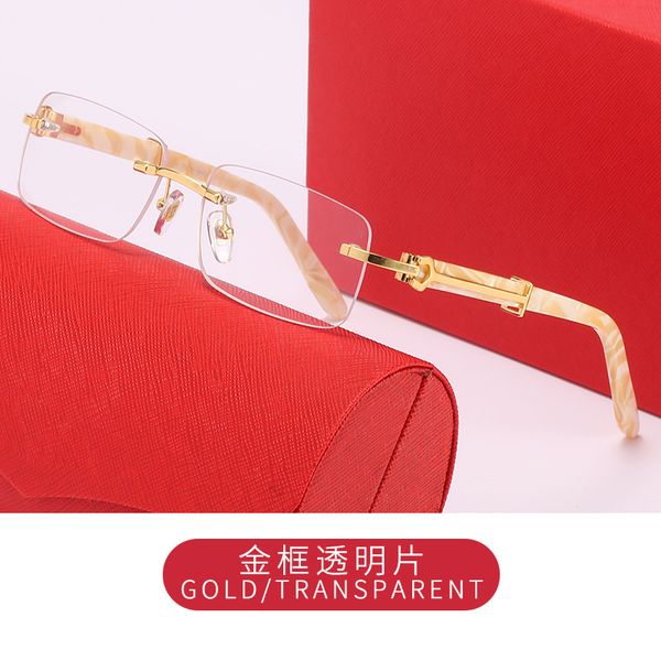 classic man glasses designer sunglasses women fashion frameless accessories rectangle coating buffalo horn sunglass uv400 evidence eyeglass, White;black
classic man glasses designer sunglasses women fashion frameless accessories rectangle coating buffalo horn sunglass uv400 evidence eyeglass, White;black