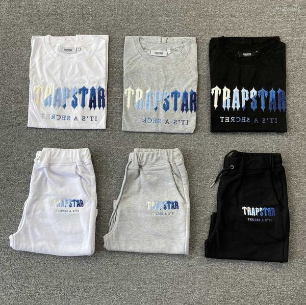 men's t shirts women's trapstar white blue towel embroidery short sleeve shorts set spring summer fashion streetwear t-shirt2023, White;black
men's t shirts women's trapstar white blue towel embroidery short sleeve shorts set spring summer fashion streetwear t-shirt2023, White;black