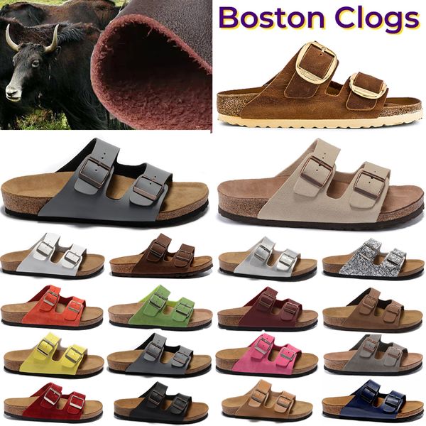 sandals boston clog oiled leather bag head pull cork suede men designer slides autumn winter loafers shoes classic tan brown black mens wome
sandals boston clog oiled leather bag head pull cork suede men designer slides autumn winter loafers shoes classic tan brown black mens wome
