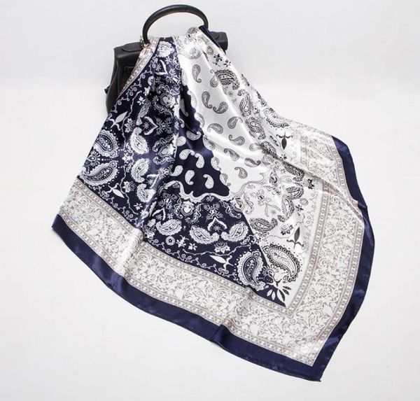 scarves 2021 90x90 color cashew multipurpose women silk twill scarf satin square tie hairband ladies foulard femme towel bufanda s3830904, Blue;gray
scarves 2021 90x90 color cashew multipurpose women silk twill scarf satin square tie hairband ladies foulard femme towel bufanda s3830904, Blue;gray