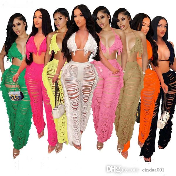 summer tracksuits new womens fashion knitted hollow hole perspective tassel two piece suit slim straight casual outfits, Gray
summer tracksuits new womens fashion knitted hollow hole perspective tassel two piece suit slim straight casual outfits, Gray