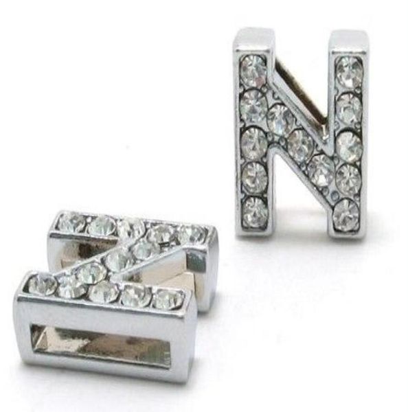 50pcslot 8mm n full rhinestones bling slide letter diy alphabet charms fit for 8mm leather wristband keychains sl00125283606, Bronze;silver
50pcslot 8mm n full rhinestones bling slide letter diy alphabet charms fit for 8mm leather wristband keychains sl00125283606, Bronze;silver