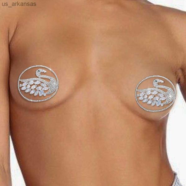 stonefans elegant zircon swan breast stickers rhinestone nipple cover bra protector for women 1 pair nipple pasties accessories l230523
stonefans elegant zircon swan breast stickers rhinestone nipple cover bra protector for women 1 pair nipple pasties accessories l230523