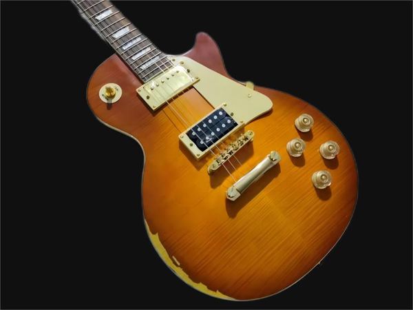 g electric guitar, relic lp, mahogany fingerboard, made in china, with logo, antique
g electric guitar, relic lp, mahogany fingerboard, made in china, with logo, antique