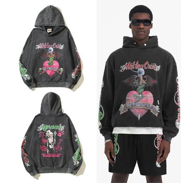 23fw sweatshirts hoodies men women washed black print pullover vintage hoode big size hip hop pullovers, Black;brown
23fw sweatshirts hoodies men women washed black print pullover vintage hoode big size hip hop pullovers, Black;brown