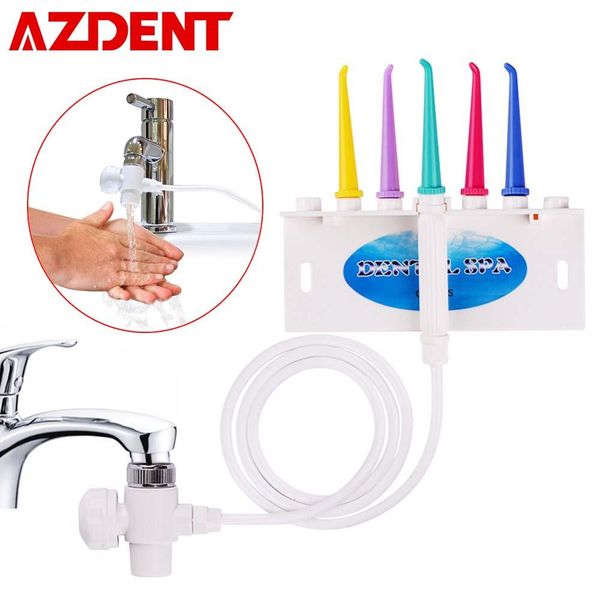 toothbrush azdent faucet water dental flosser oral jet irrigator water irrigation flossing teeth brush spa tooth clean noiseless for family
toothbrush azdent faucet water dental flosser oral jet irrigator water irrigation flossing teeth brush spa tooth clean noiseless for family