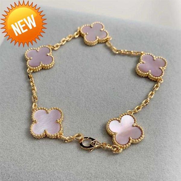 2023 luxury clover designer bracelet mother of pearl 18k gold brand love bangle charm bracelets shining crystal diamond jewelry for wom2914, Silver
2023 luxury clover designer bracelet mother of pearl 18k gold brand love bangle charm bracelets shining crystal diamond jewelry for wom2914, Silver